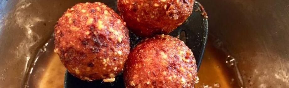 CHOPPED FRIED “GEFILTE” FISH&nbsp;BALLS